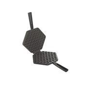 Nordic Ware Huevo Waffle Pan - Sartén de aluminio (38,4 x 3,6 x 26,4 cm), color negro