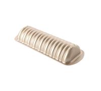 Nordic Ware Molde formado para pan de canela y almendras, 4 tazas, hora dorada