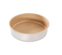 Nordic Ware Natural aluminio antiadherente comercial redondo capa pastel Pan
