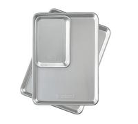 Nordic Ware Naturals - Juego de dos medias hojas con 1/8 de hoja, 3 piezas