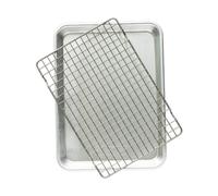 Nordic Ware Naturals® - Cuarto de hoja con rejilla antiadherente apta para horno