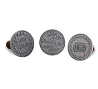 Nordic Ware NW 01280 Greetings Cast Stamp - Cortador de galletas, aluminio, color gris y marrón