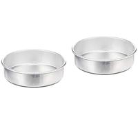 Nordic Ware Prism - Molde redondo para tartas de 9 pulgadas, paquete de 2, natural