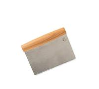 Nordic Ware Rascador Cortador Mango de Madera de Haya, Equipo de horneado de Alta Calidad para Cortar Masa y raspar Superficies de Trabajo, Color: Plateado, Hoja de Acero Inoxidable