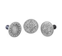 Nordic Ware Sellos de galletas Starry Night – Aluminio fundido – Juego de 3