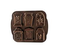 Nordic Ware Tombstone 91848 - Molde para horno (aluminio, 28,7 x 28,2 cm), color marrón