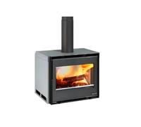 Nordica 3007140 Insertar 70 EOS A Madera 70CM 8.5kW Aireado Puerta de Hierro