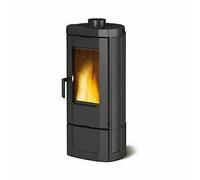 Nordica Dulces Estufa de Leña En Hierro Fundido Esmaltado 7,2 Kw 206 m3 Negro