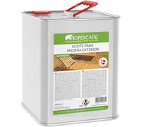 Nordicare Aceite para madera exterior [2,5L] Aceite para teca, roble, acacia o alerce | Aceite para la protección de la madera en exteriores | Aceite de teca para muebles de jardín