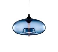 Nórdico Decorativo Óptica Única Contemporánea Lámpara Colgante de Vidrio Soplado a Mano Lámparas de Iluminación Colgantes de Techo Decorativas Románticas Cálidas para Sala de Estar Cocina Isla Hotel