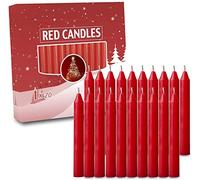 NORDICO Velas para árbol de Navidad - Decoración de Carousel de pirámides de Navidad - 4 Pulgadas x 1/2 Pulgadas de diámetro - 1,5 Horas de Tiempo de combustión. Sin Perfume