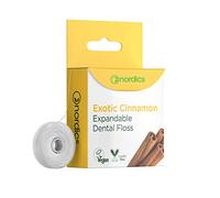 Nordics Organic Care Hilo dental ecológico PLA ancho variable con canela, 15 g
