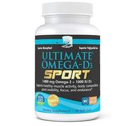 Nordic's Ultimate Omega-D3, 1480 mg Sport, sin OMG, sabor a limón, 60 geles suaves
