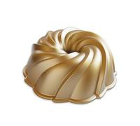 Nordic Ware Molde Bundt Swirl 94077 - Aluminio fundido 26 x 10 cm (2,4 L)