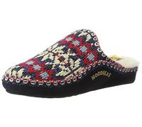 Nordikas Classic, Zapatillas de Estar por casa con talón Abierto Mujer, Azul (Marino), 37 EU