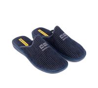 NORDIKAS - Zapatillas de Casa Hombre Top Line Cordele - Pantunflas Antideslizantes Hechas en España con Suela de Memoria (Marino, Sistema tallas calzado EU, Adulto, Hombre, Números, mediano, 39)