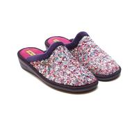 NORDIKAS - Zapatillas de Casa Mujer Top Line Aviñon - Pantunflas Antideslizantes Hechas en España con Suela de Memoria (Fresa, Sistema tallas calzado EU, Adulto, Mujer, Números, mediano, 41)