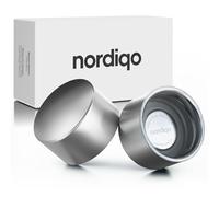 Nordiqo Premium - Compatible con botellas de plástico de SodaStream, Aarke y otros fabricantes de soda | Sin tapa de plástico | Libre de BPA