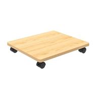 Nordivo Piccolo Supporto Stampante in Legno, Tavolino Stampante 1 Ripiano Sotto Scrivania, Mensola Compatta con Ruote Bloccabili, per Ufficio e Casa(Brown,L*W49*44cm/19 * 17in)