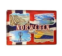 Nordkap, The North Cape, Norway, Nordkap Souvenir Noruega, Imán Norway Fridge Magnet Noruega Reise, Nordkap Magnet -Finnmark