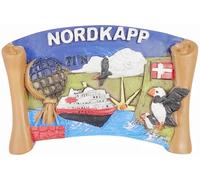 Nordkapp Norway - Imán para nevera, turismo, recuerdo turístico, decoración de nevera, calcomanía magnética 3D