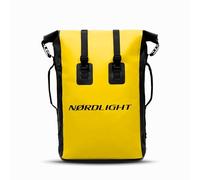 Nordlight Mochila impermeable Dry Bag 35l - (Amarillo) Roll Top Backpack con correa de transporte acolchada, mochila de bicicleta, mochila de mensajero, senderismo, pesca