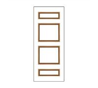 Nordlinger Pro 790513 Kit de moldura de Puerta, marrón