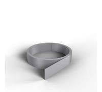 Nordlinger Pro Smart Profile - Placa adhesiva - 840040 - Pvc - 3 x 0,04 cm x 10 m - Gris - Acabado de pared