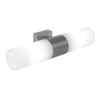 Nordlux 17131032 Tangens - Aplique de pared para exteriores (2 x 25 W cepillado acero IP44 E14 17141032