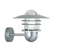 Nordlux Agger, lámpara de pared con sensor de movimiento, galvanizado