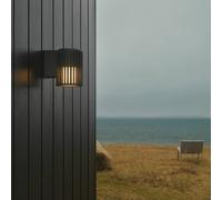 Nordlux Aplique de exterior Aludra Seaside, aluminio, antracita
