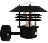 Nordlux Aplique de exterior con sensor de movimiento vintage negro ip54