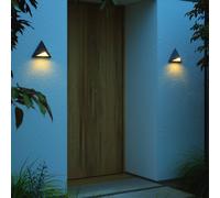 Nordlux Aplique de exterior Konit de plástico, negro