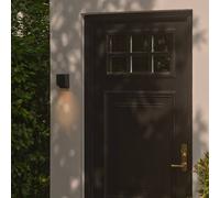 Nordlux Aplique de exterior Nico Square, negro, aluminio, down, IP54