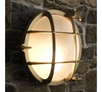 Nordlux Aplique de exterior Polperro, latón True