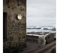 Nordlux Aplique de exterior Polperro, níquel