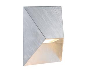 Nordlux Aplique de exterior Pontio 15 angular, galvanizado