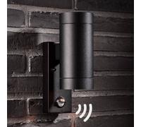 Nordlux Aplique de exterior Tin Maxi Double Sensor, negro