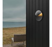 Nordlux Aplique de exterior Valopin Seaside LED, negro