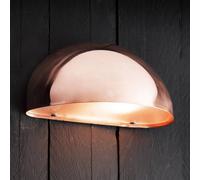 Nordlux Aplique de pared Bergen, semicircular, cobre