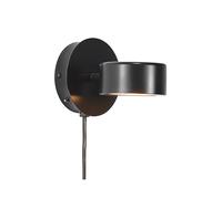 Nordlux Aplique de pared con LED integrado Clyde Nordlux. Negro