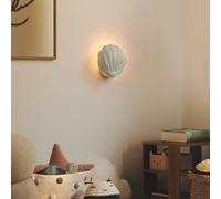 Nordlux Aplique de pared Konchi con cable y enchufe, blanca