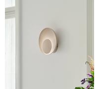 Nordlux Aplique de pared LED Marsi con cable/enchufe, beige EC:EPREL:1409064