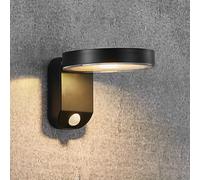 Nordlux Aplique de pared LED solar Rica Round, redonda