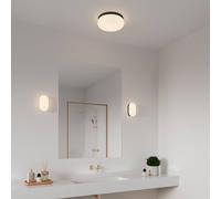 Nordlux Aplique Foam en forma ovalada con IP44, negro