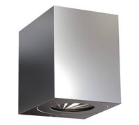 Nordlux Aplique LED Canto Kubi 2, 10 cm, acero inoxidable EC:EPREL:788250