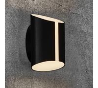 Nordlux Aplique LED de exterior Grip, CCT Smart Home negro True