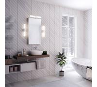 Nordlux Aplique LED para baño Helva Double Basic, blanco EC:EPREL:717997