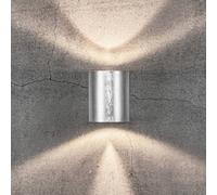 Nordlux Aplique LED para exterior Canto 2, 10 cm, galvanizada