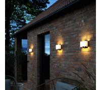 Nordlux Aplique LED para exterior Piola, plástico, sensor True